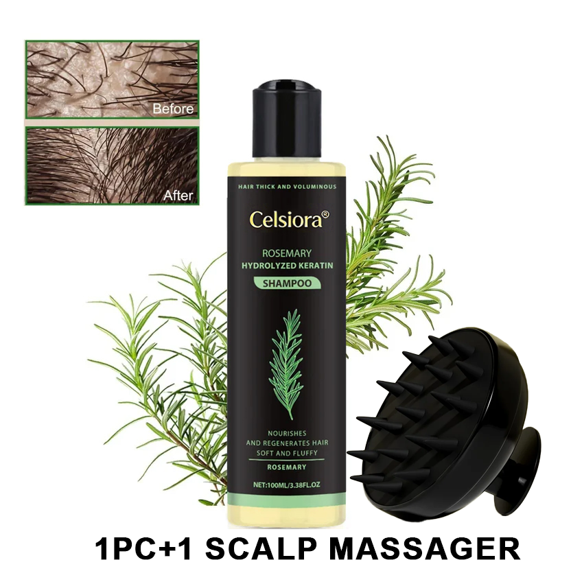 š„LAST DAY 50% OFF - šCelsioraĀ® Organic Rosemary Hair Growth Shampoo & Hair Conditioner
