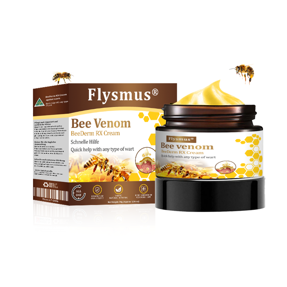 🎁flysmus® BeeDerm RX Cream, Painless, Targeted Treatment for Warts, Skin Tags, Skin Lesions, Infections, and Scars
