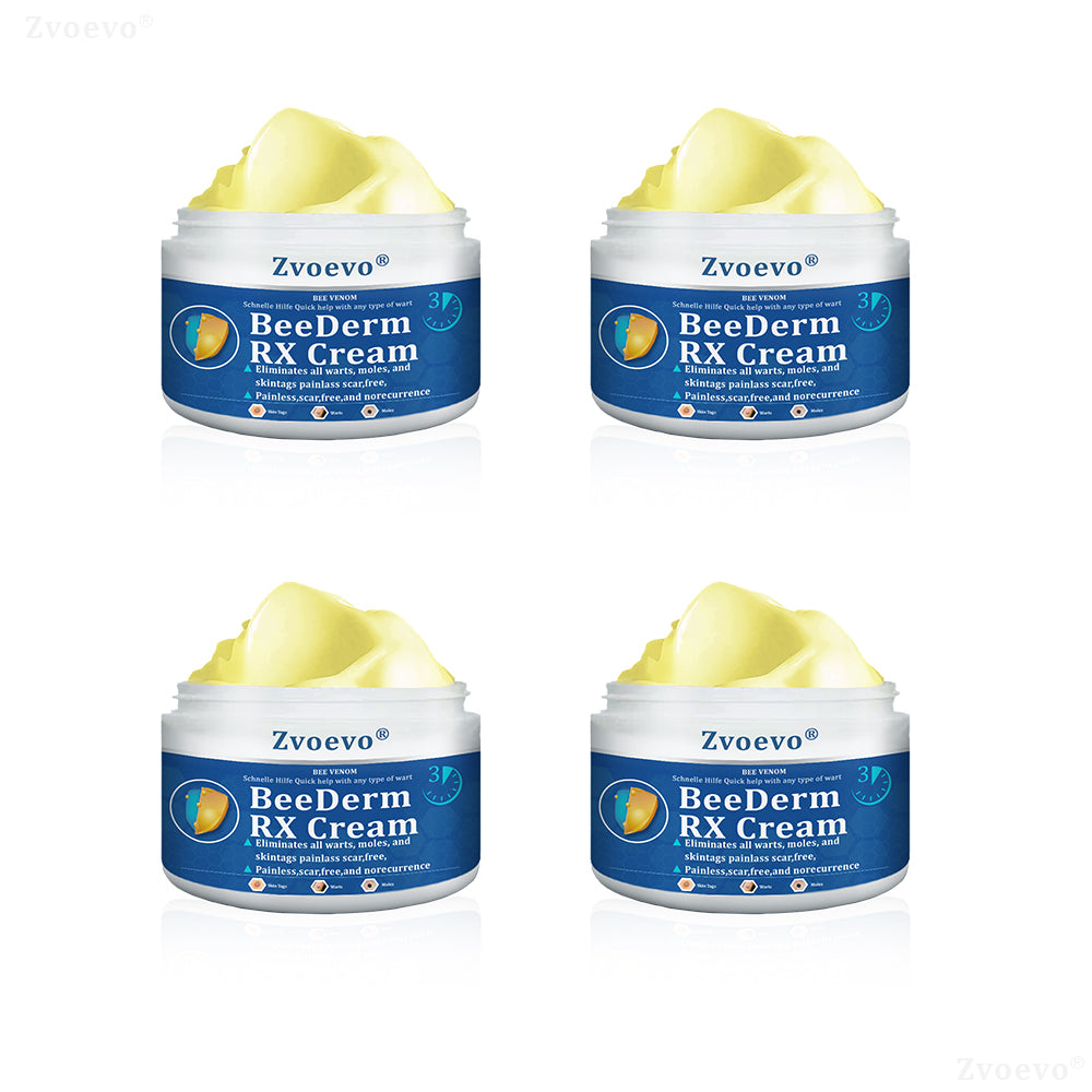 đŠââď¸ZvoevoÂŽ BeeDerm RX Cream, Painless, easy and gentle fix for warts, skin tags, lumps, infections, cysts and scars