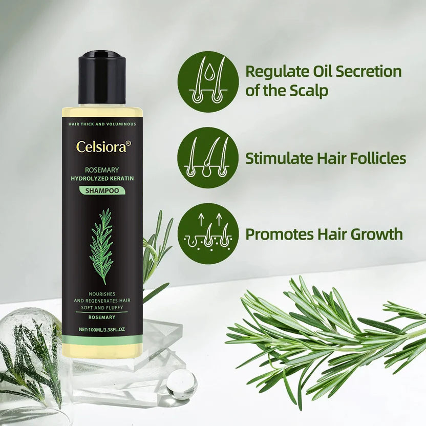 š„LAST DAY 50% OFF š
CelsioraĀ® Organic Rosemary Hair Growth Shampoo & Hair Conditioner