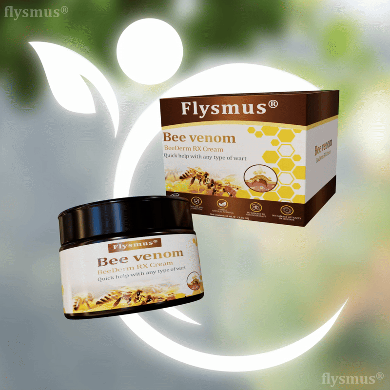 🎁flysmus® BeeDerm RX Cream, Painless, Targeted Treatment for Warts, Skin Tags, Skin Lesions, Infections, and Scars