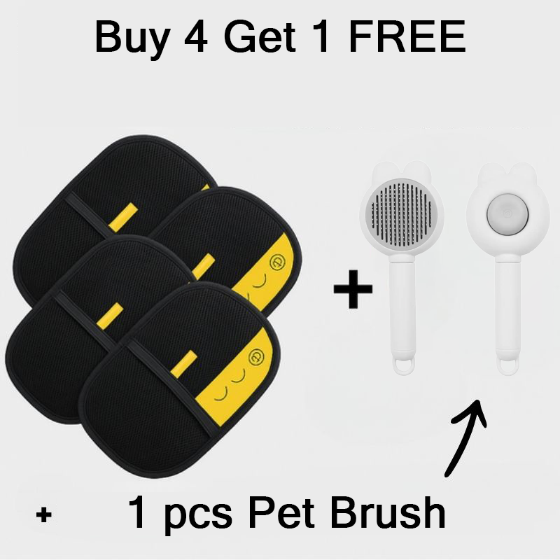 Last Day 50% OFF🌸Celsiora® Pet hair remover Electrostatic gloves, Pet Hair Must-Have, Quickly Collects Hair, Easy to Use