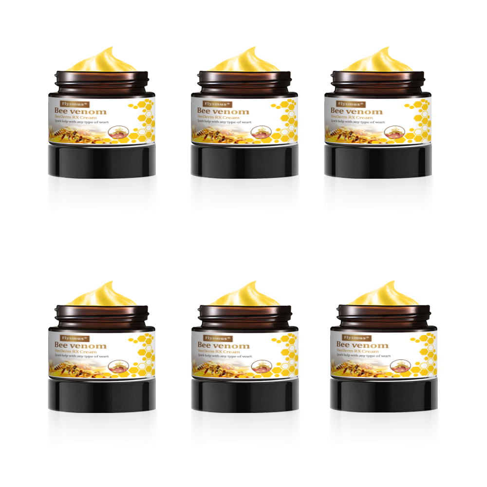 👍flysmus® BeeDerm RX Cream, Painless, Targeted Treatment for Warts, Skin Tags, Skin Lesions, Infections, and Scars